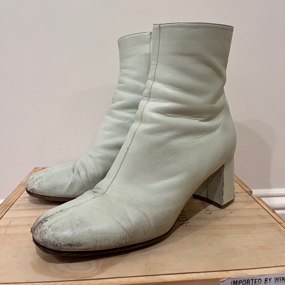 Maryam Nasir Zaden calf skin leather boots